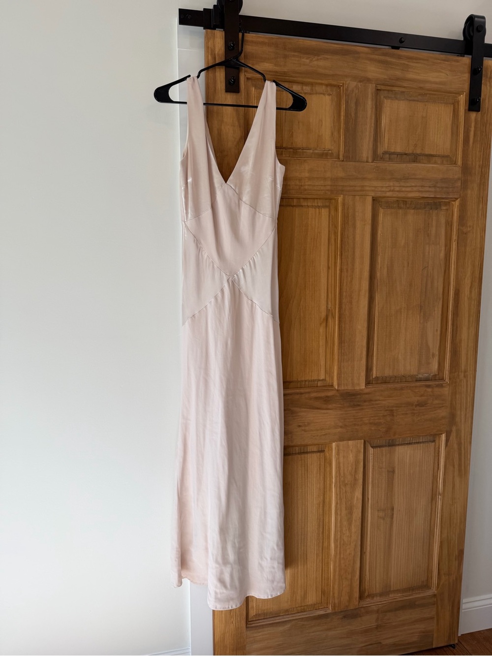 NWT Selfie Leslie Champagne V-Neck Dress